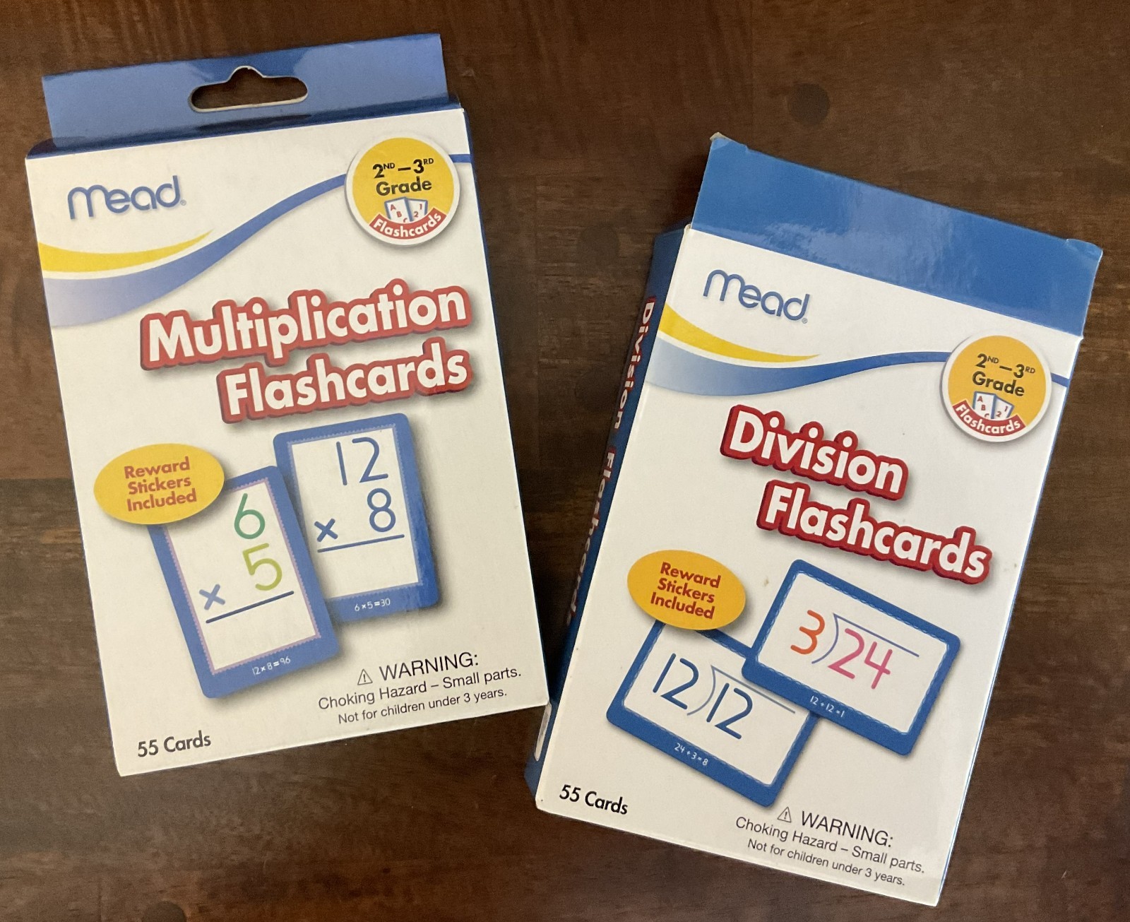 Mead Multiplication and Division Flash Cards – Open/Unused Condition