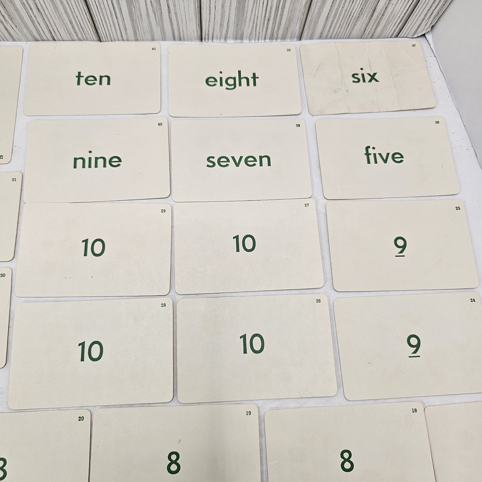 Vintage Whitman Number Concept Flash Playing Cards #4577:39 Complete Ephemera