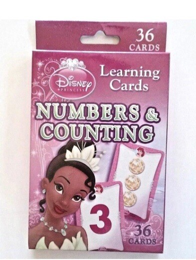 Disney Princess Learning Flash Cards Set Of 4