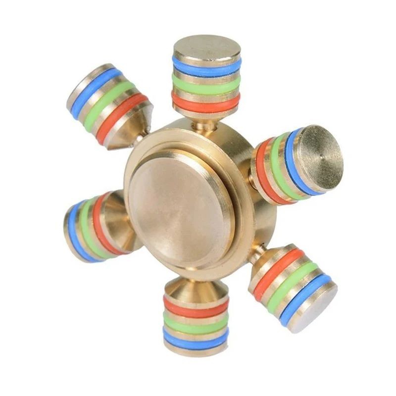 Unique Metal Fidget Spinner – EDC Fingertip Gyro Toy for Stress & Anxiety Relief