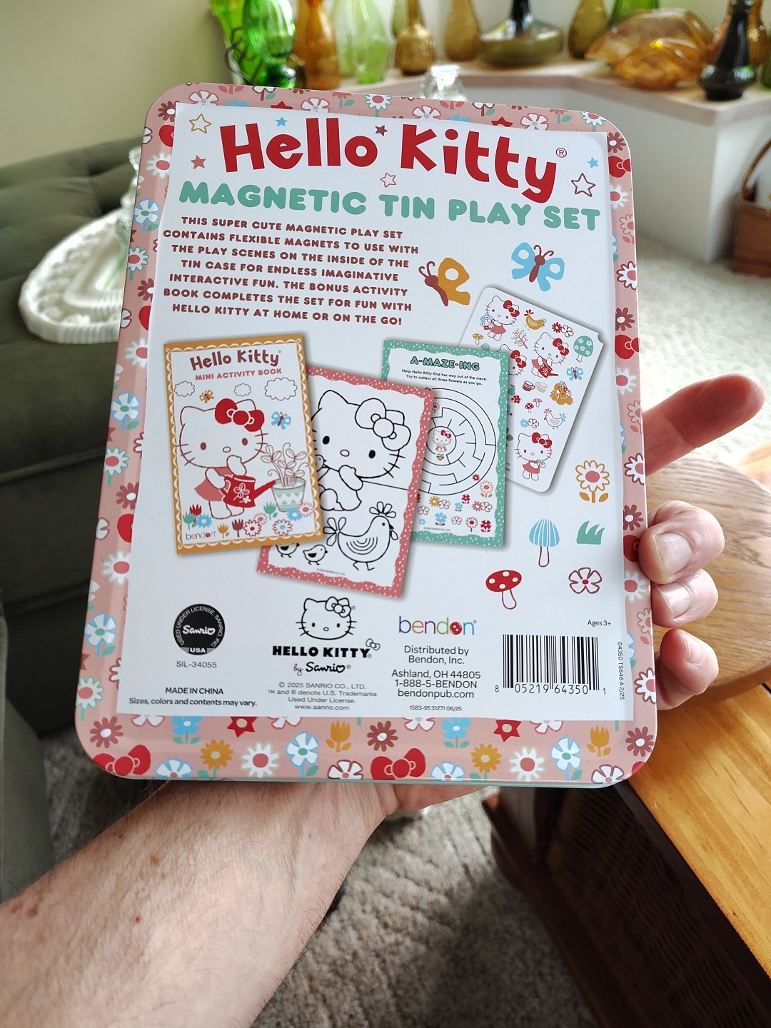 Hello Kitty Magnetic Creative Play Activity Tin Set NEW SEALED