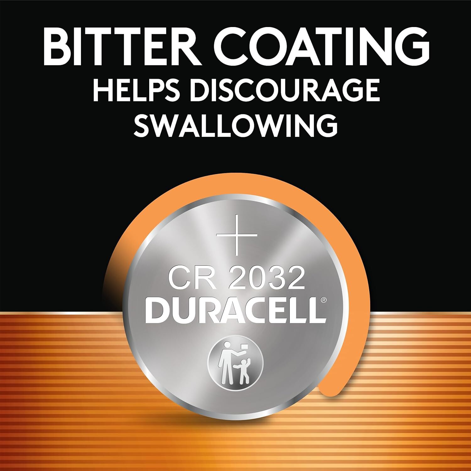 Duracell 2032 Lithium Battery. 4 Count Pack. Child Safety Features. Compatible