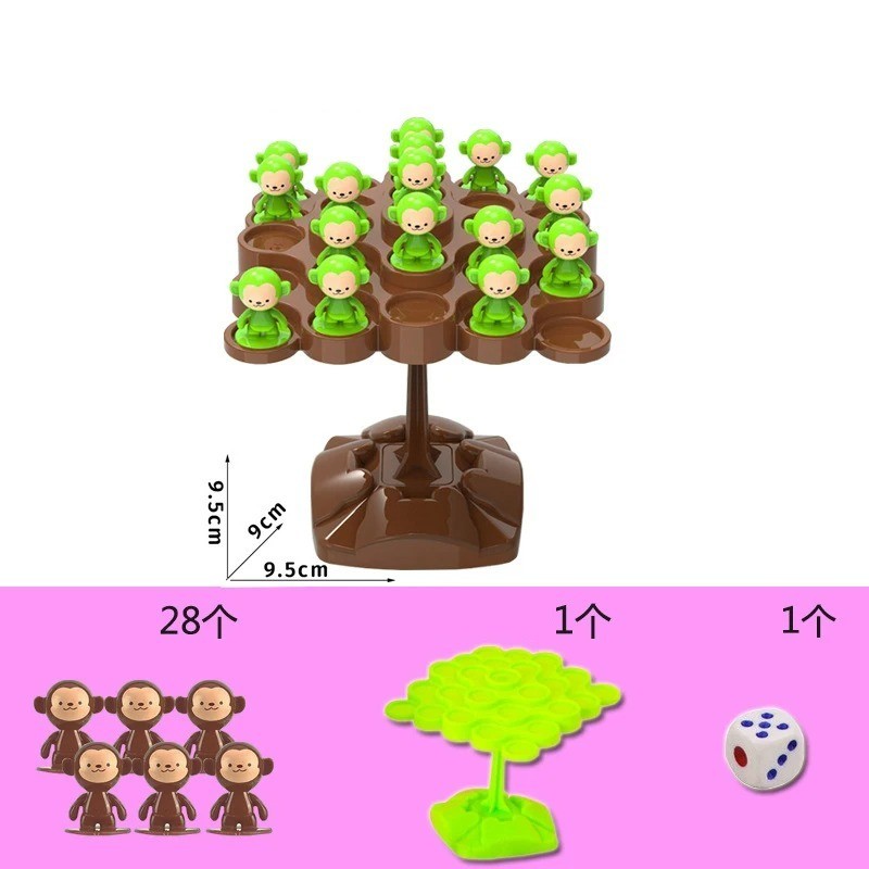 Balancing Tree Toy Monkey Scale Educational Number Board Game Kids Party