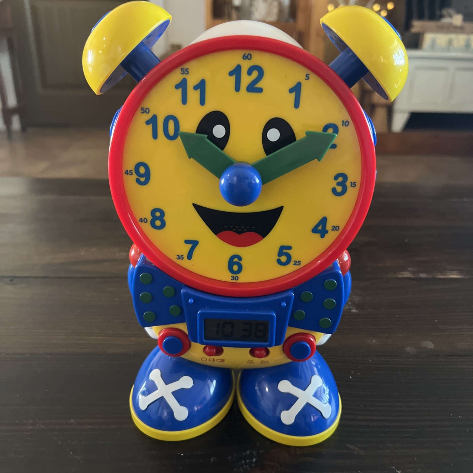 THE LEARNING JOURNEY TELLY THE TEACHING TIME DIGITAL CLOCK TOY TESTED WORKS
