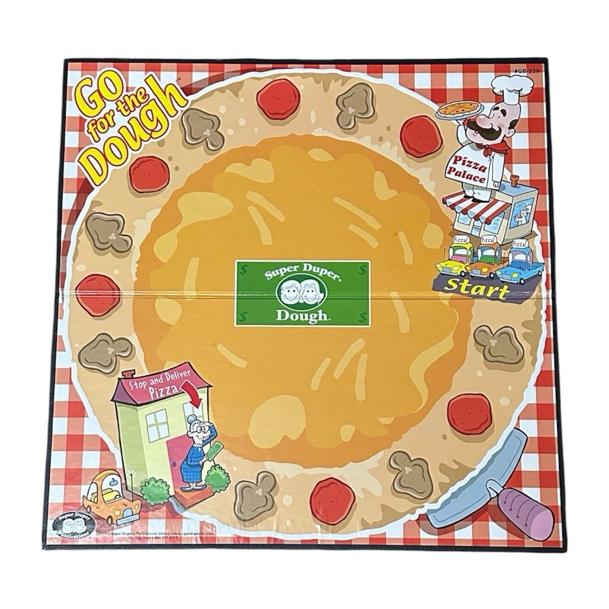 Go for the Dough Board Game Super Duper Missing 1 Pawn Homeschool Vocabulary