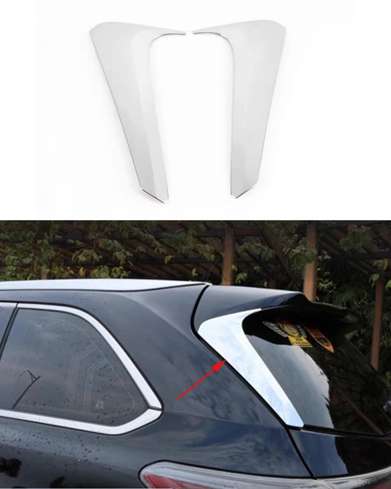 Car Accessories Fit for Toyota Highlander ABS 2014 2015 2016 2017 2018 2019 S…