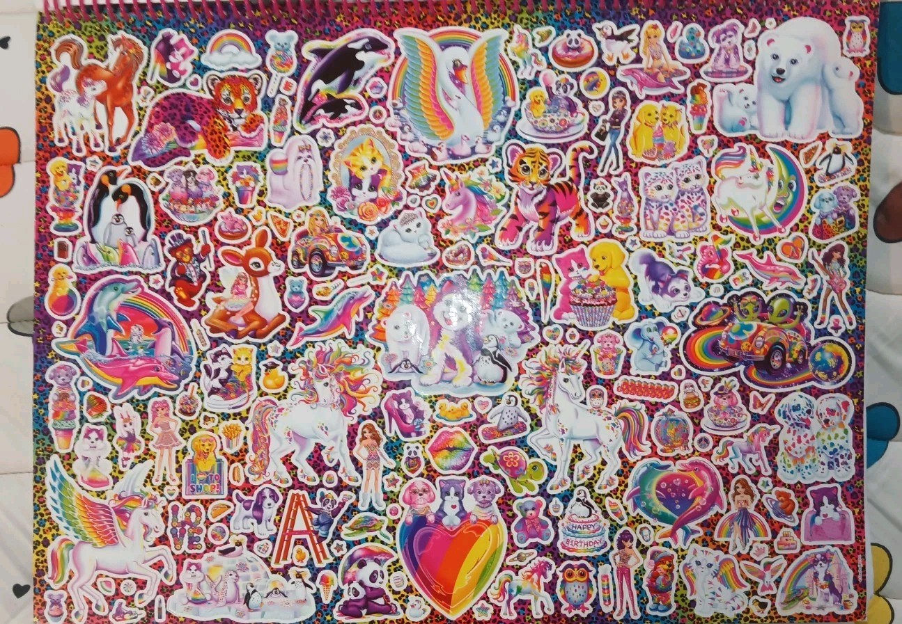 Bendon Lisa Frank Coloring and Activity Pad & Fashions Stickers 2016
