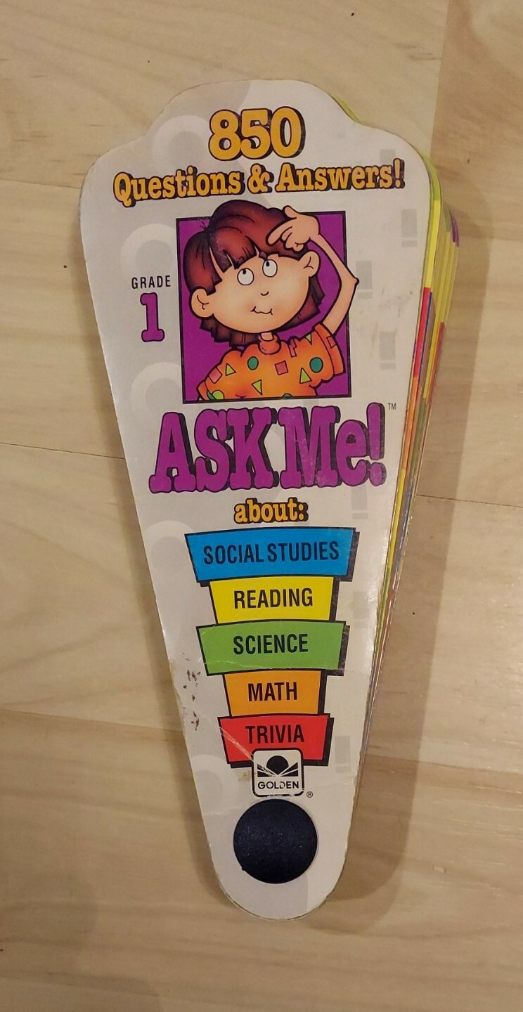 Ask Me Golden Books Educational Grade 1 Trivia 850 Questions Answers Portable