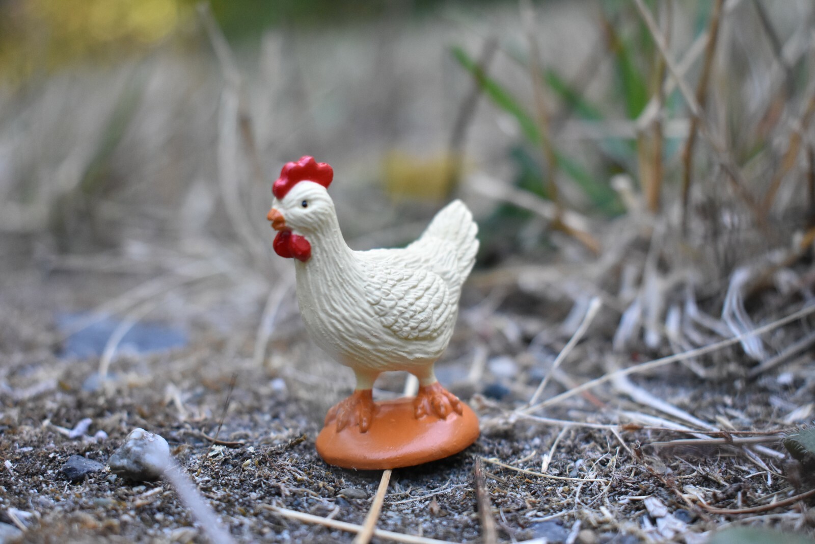 Chicken, Rooster Realistic Toy Model Plastic Replica Barn Farm Animal, 2″