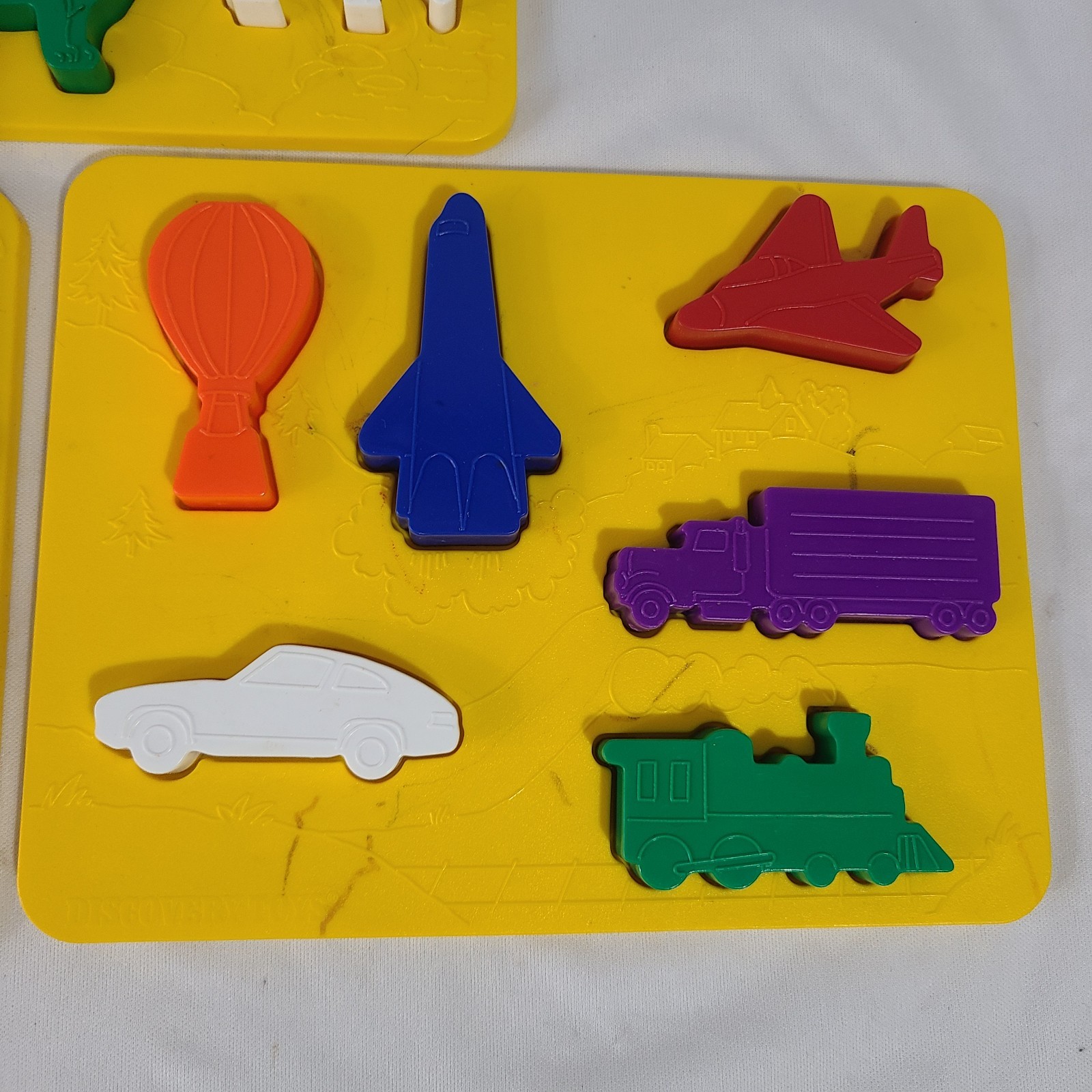 1990 Vintage Discovery Toys Place and Trace Puzzle Complete With Box Art Crafts