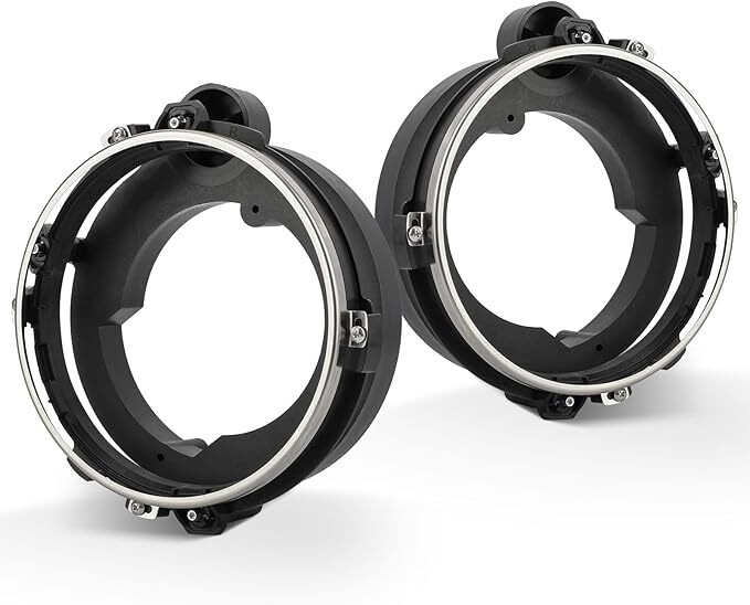 2 PCS Headlight Bulb Bracket Buckets Left & Right for 1997-2006 Jeep Wrangler