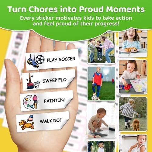 3-in-1 Magnetic Kids Routine Chart – Bedtime, Morning & Weekly Schedule with Sti