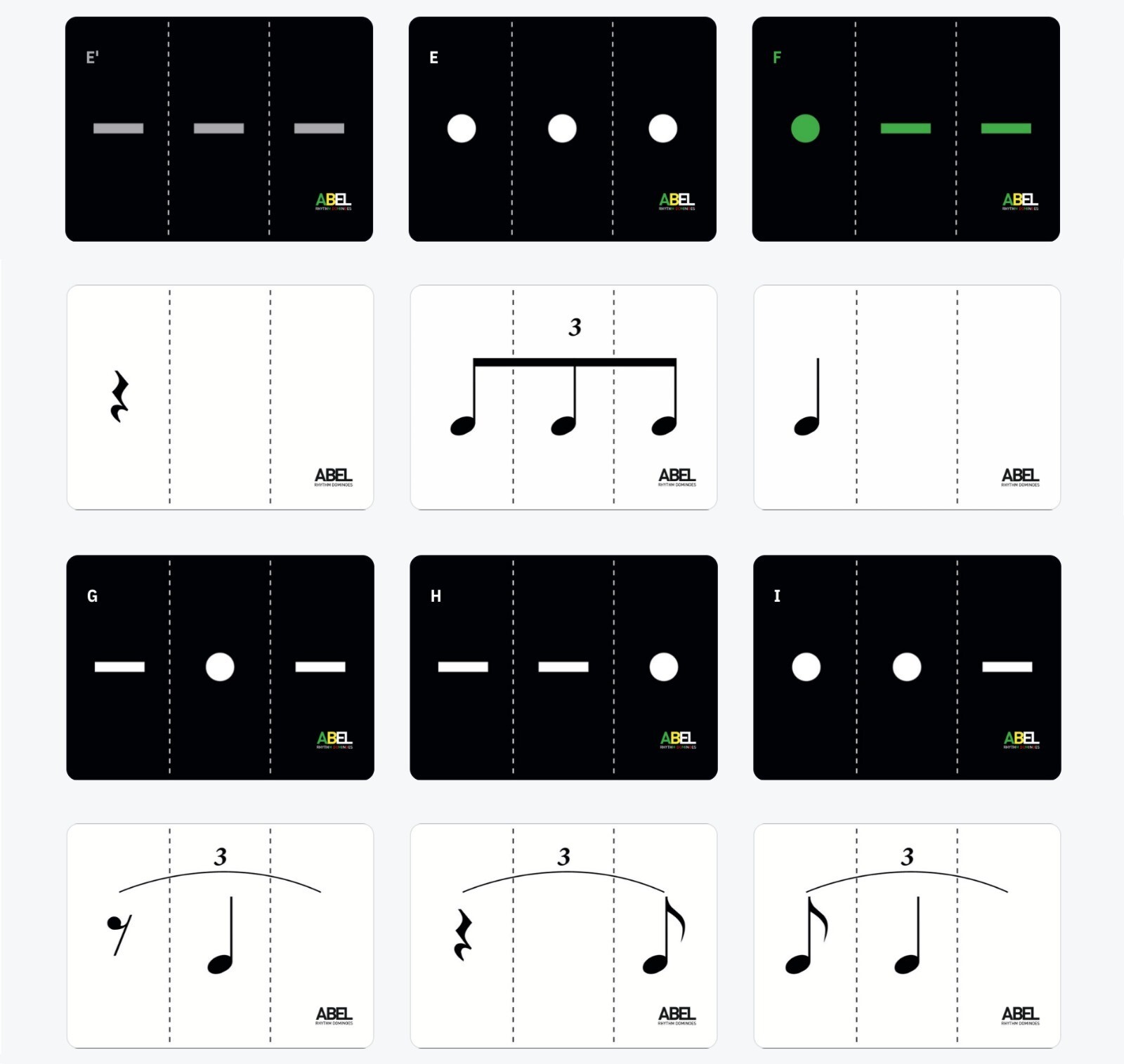 ABEL rhythm dominoes ®️ – CLASSIC DECK™