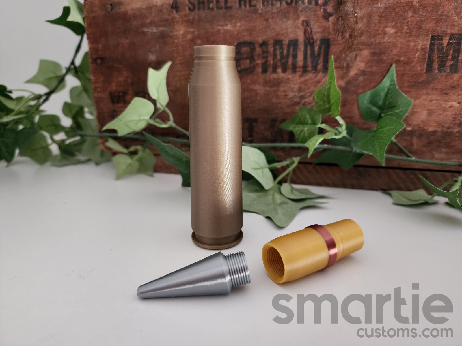 2 – DUMMY 20mm Autocannon Ammunition – Accurate Size Plastic Replica