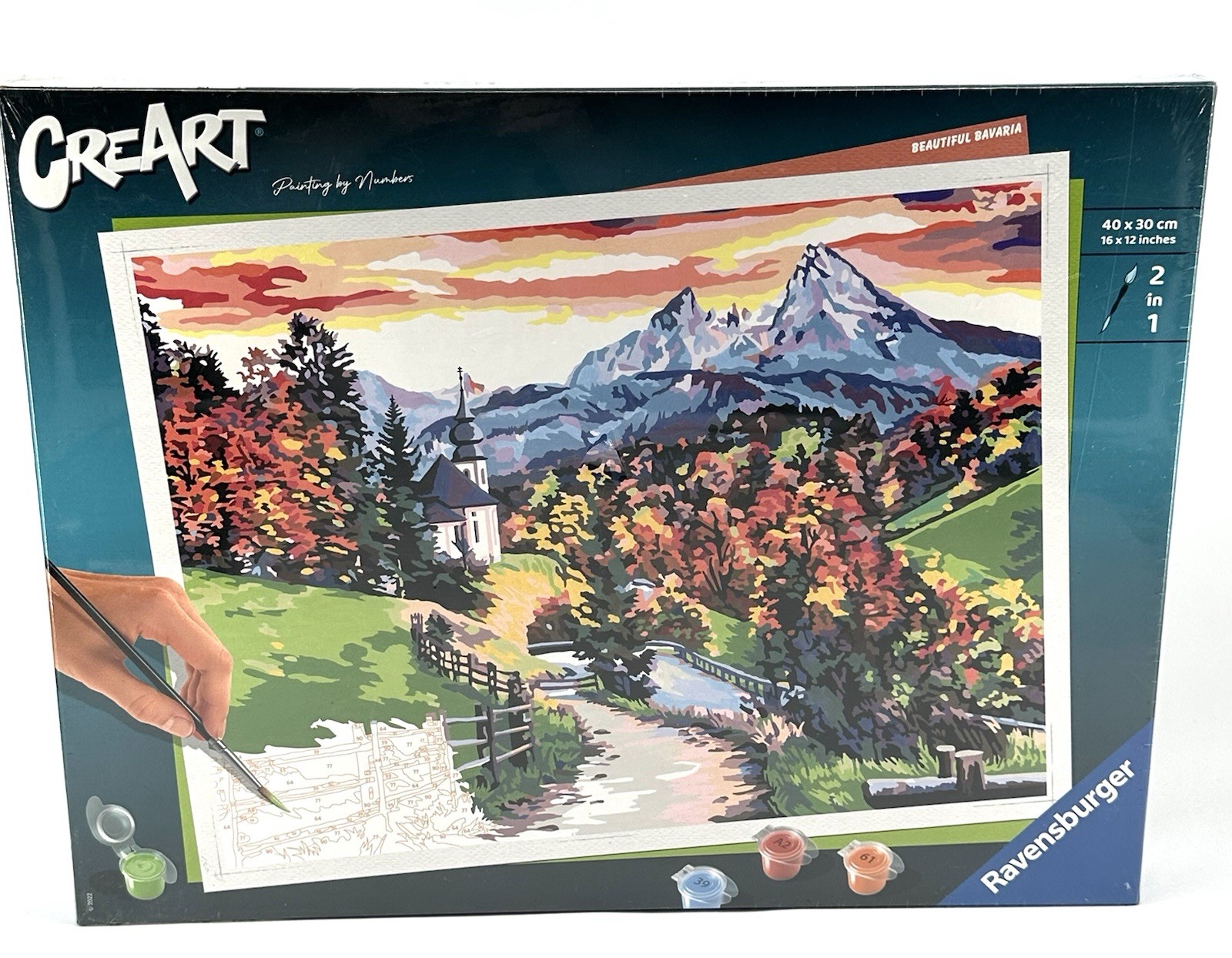 Ravensburger Beautiful Bavaria CreArt kit Paintings By Numbers 40x30cm 20274