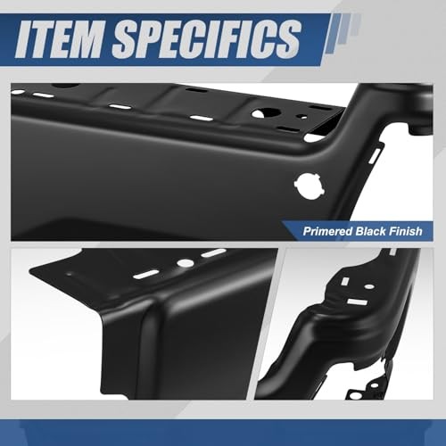 23-26 Ford F250 F350 F450 Rear Bumper End Cap Black Right w/Sensor Hole