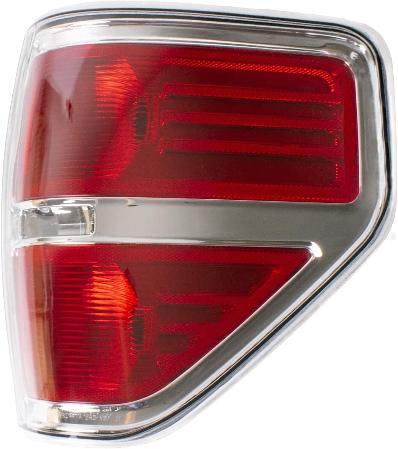 09-14 Ford F150 Right Passenger Side Tail Light Chrome Trim Red Brake Signal