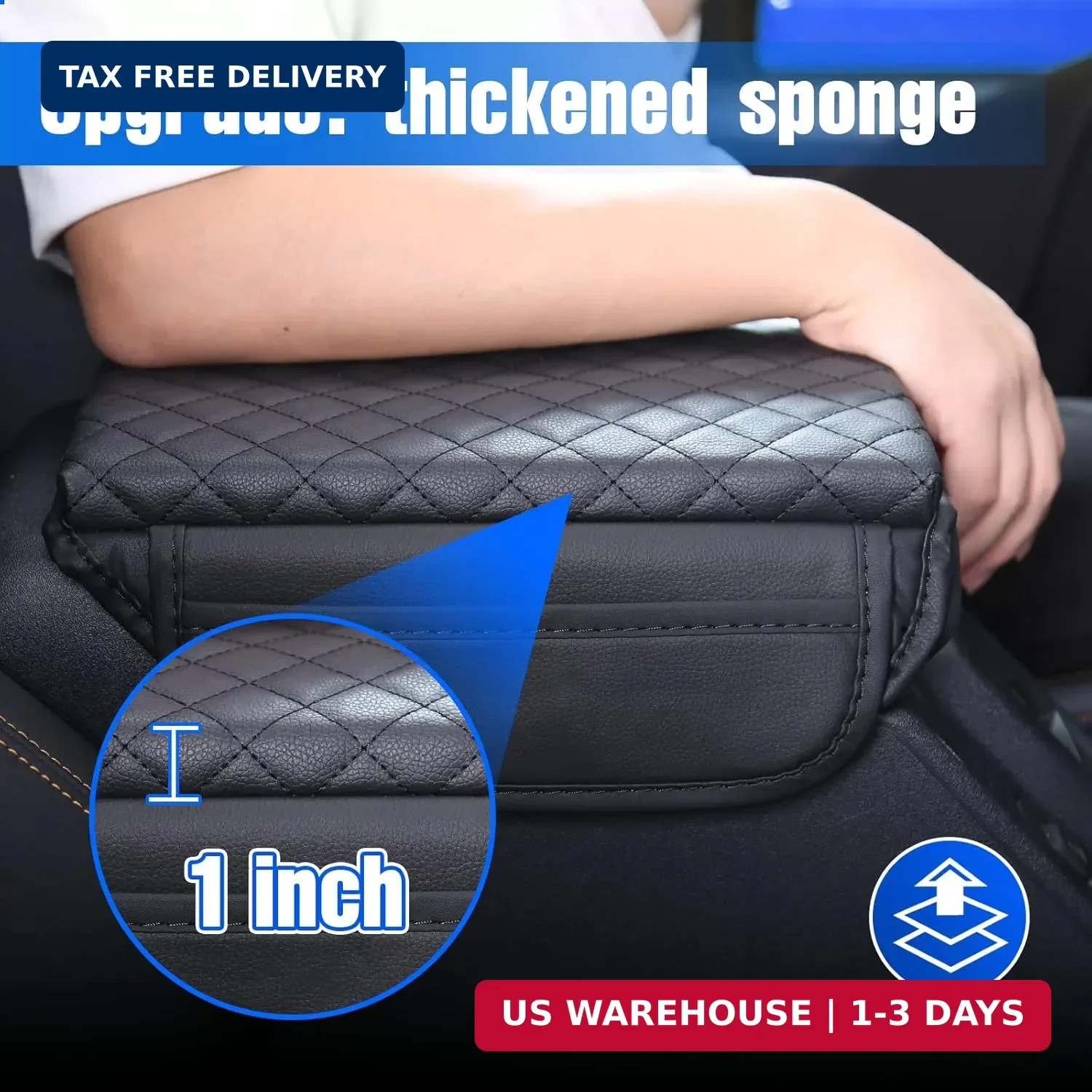 Center Console Armrest Cover for Ford Bronco Accessories 2021 2022 2023 2024 202