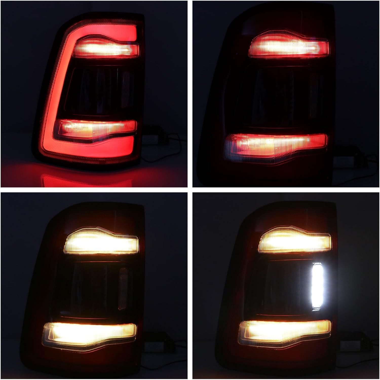Driver Side LED Tail Light Ram 1500 2019-2022 Smoked