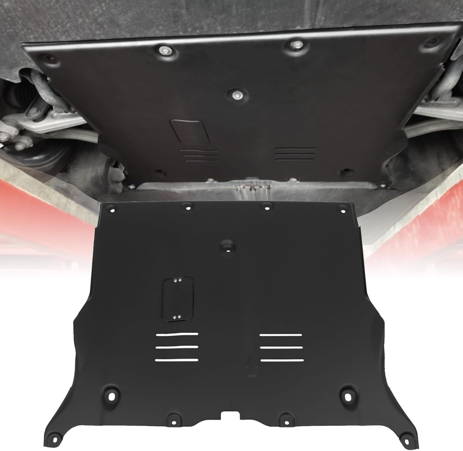 Aluminum Front Skid Plate Fits for Tesla Model 3 2017-2026 & Tesla Model Y 2020-
