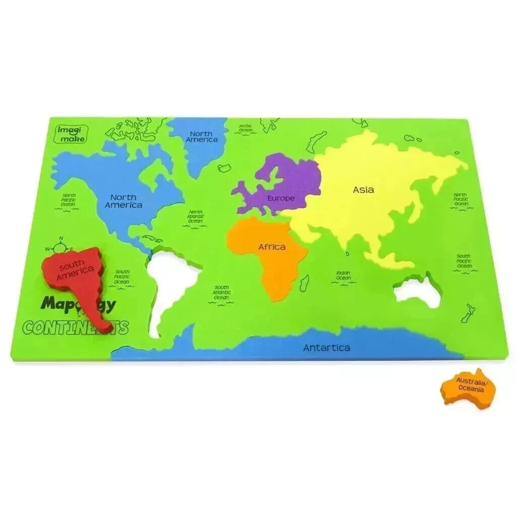 Mapology Continents – Educational Toy and Learning Aid for Boys and Girls