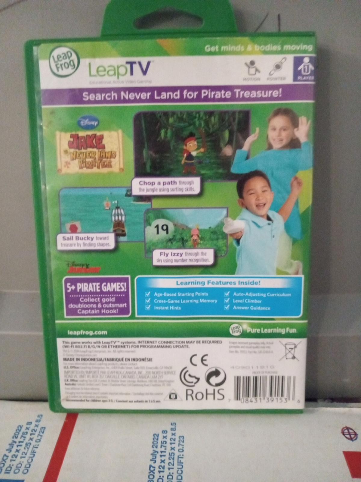 Leap Frog Learning Game Jake & The Neverland Pirates LeapTV Mathematics #175c