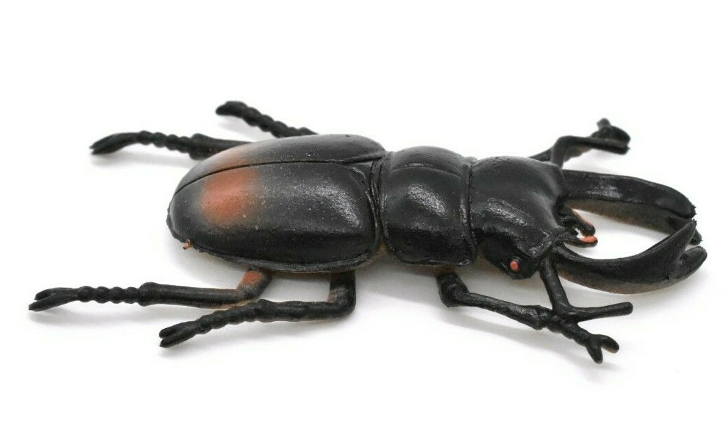 Stag Beetle, Very Nice Rubber Reproduction 2 1/2″ CWG06 B13