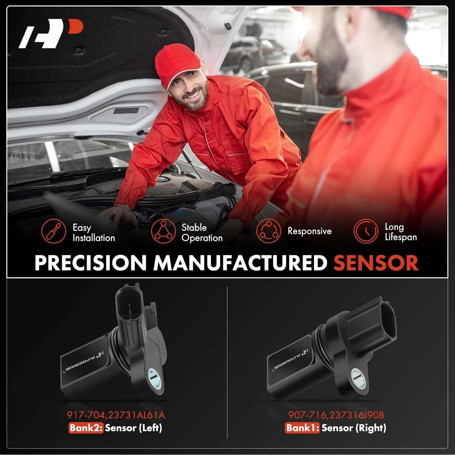 A-Premium Camshaft Position Sensor Left & Right – Compatible with Nissan, Infini