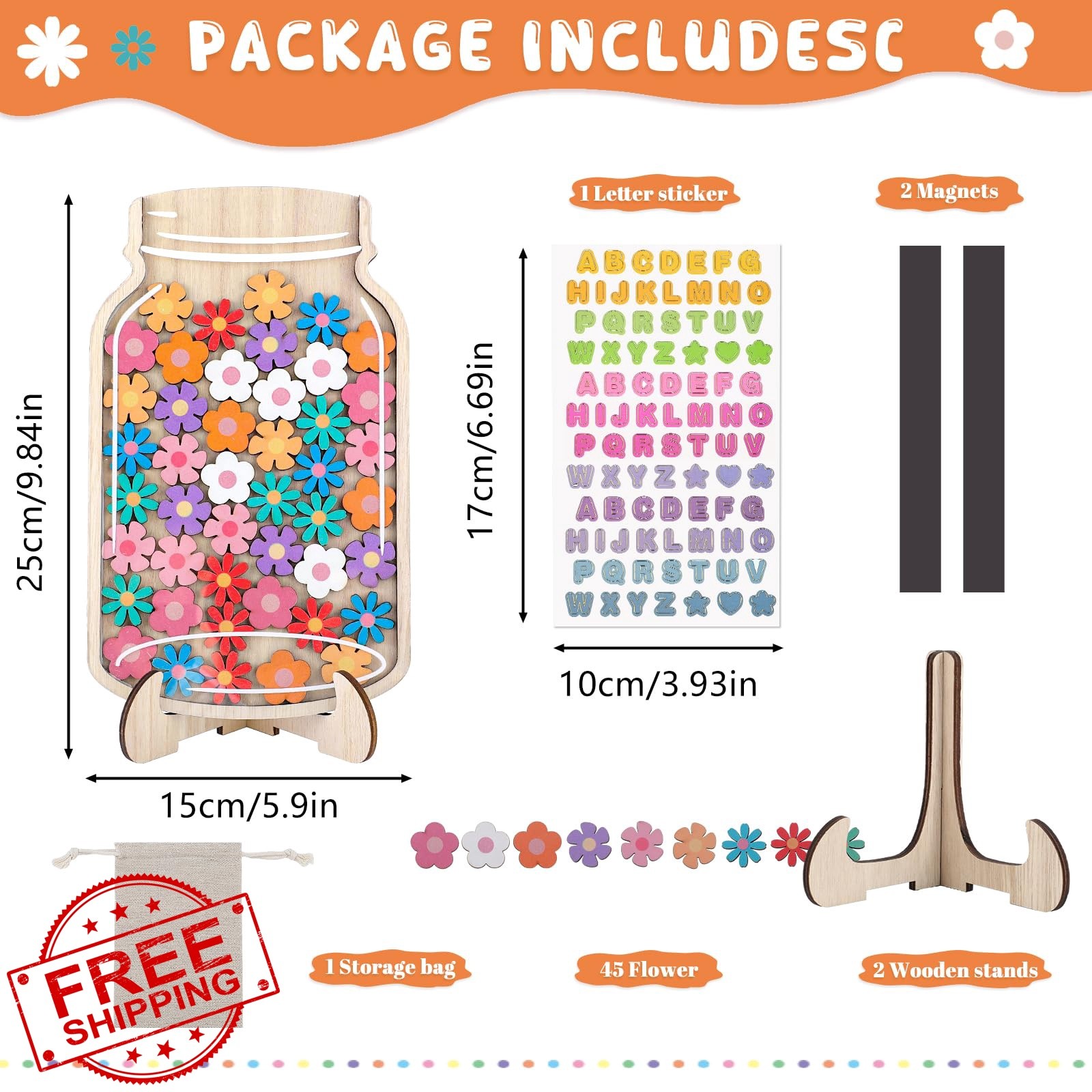 Fyguard Magnetic Reward Jar Flowers