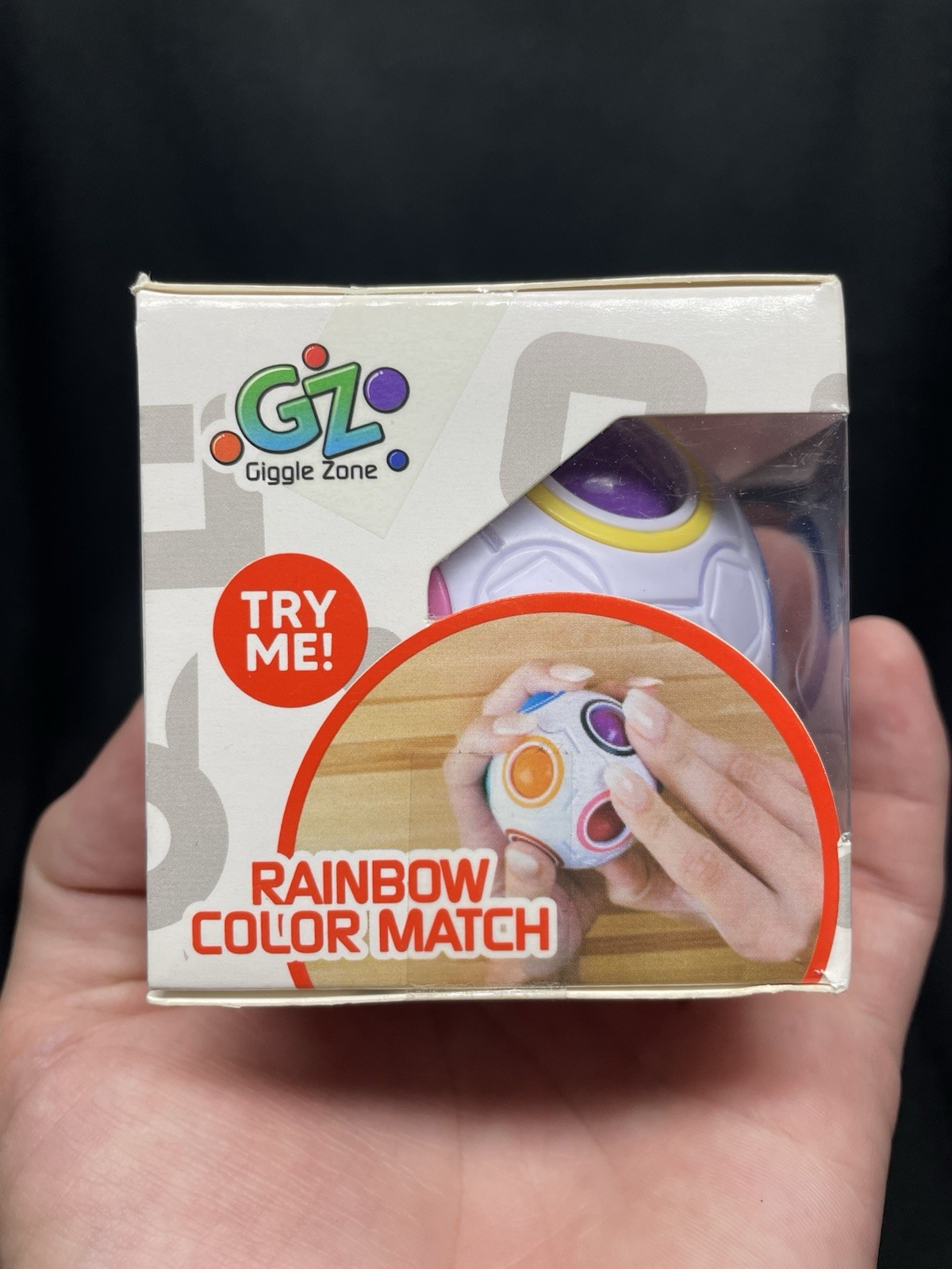 Giggle Zone Rainbow Color Match Novelty Ball Toy