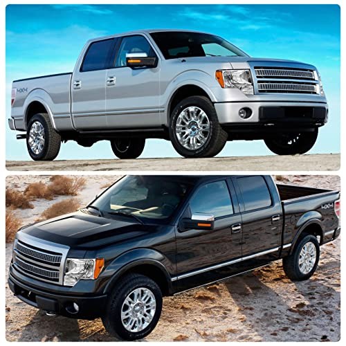 Headlight Assembly Ford F150 2009-2014 Chrome Pair