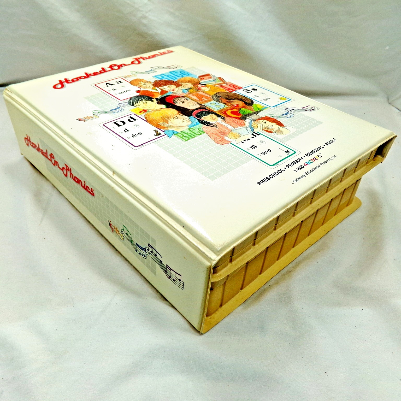Hooked On Phonics Pre-School Primary Remedial Adult Books Cards Cassette Tapes