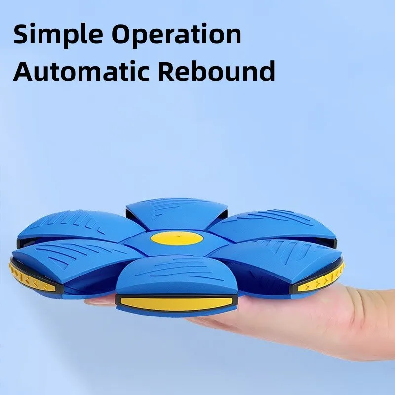 Flying Saucer Ball Toy Magic Deformation Disc Outdoor Kids Parent Game