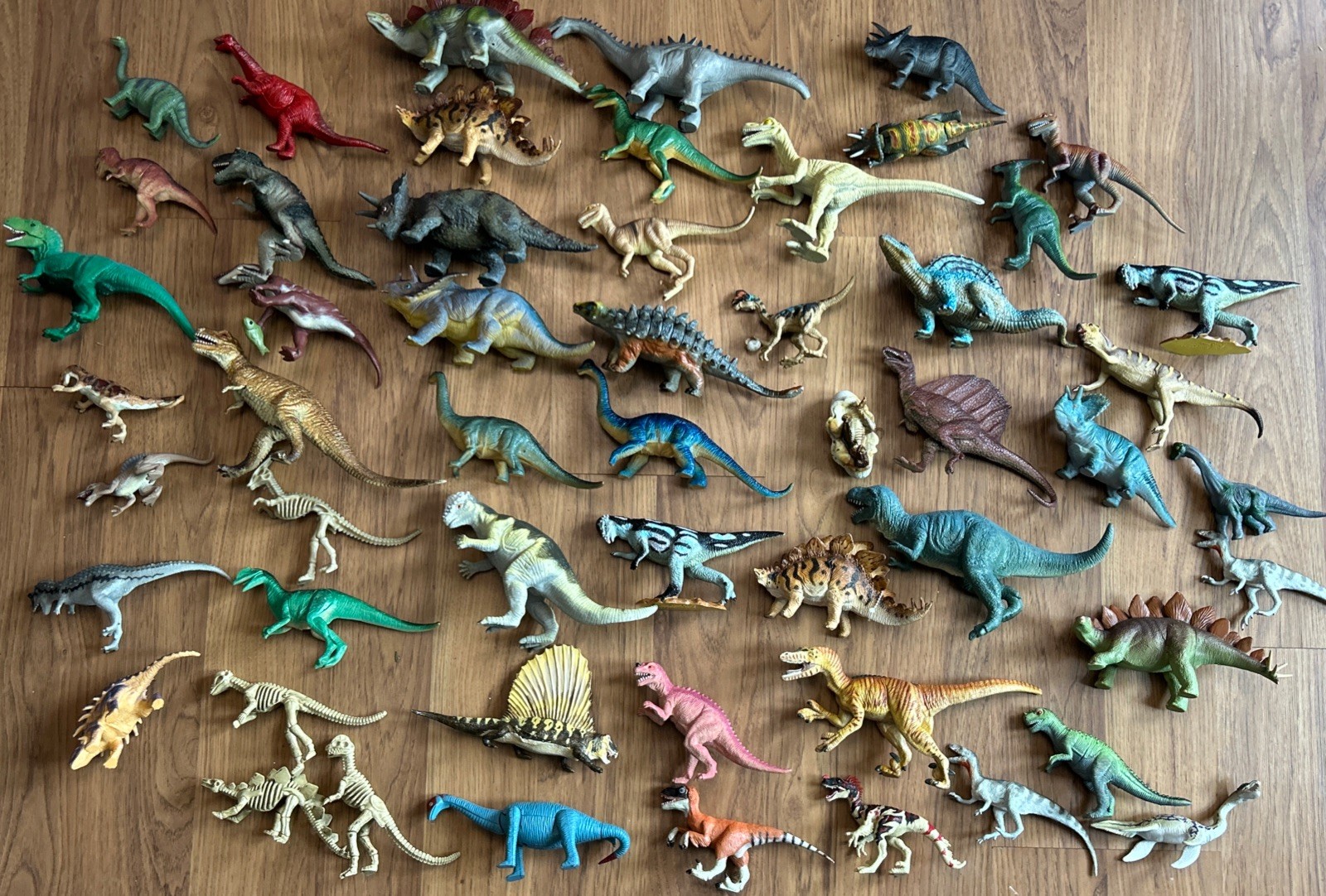 Huge Lot of Assorted Dinosaurs Animal Figurines Figures Toy Kids Schleich 54pc