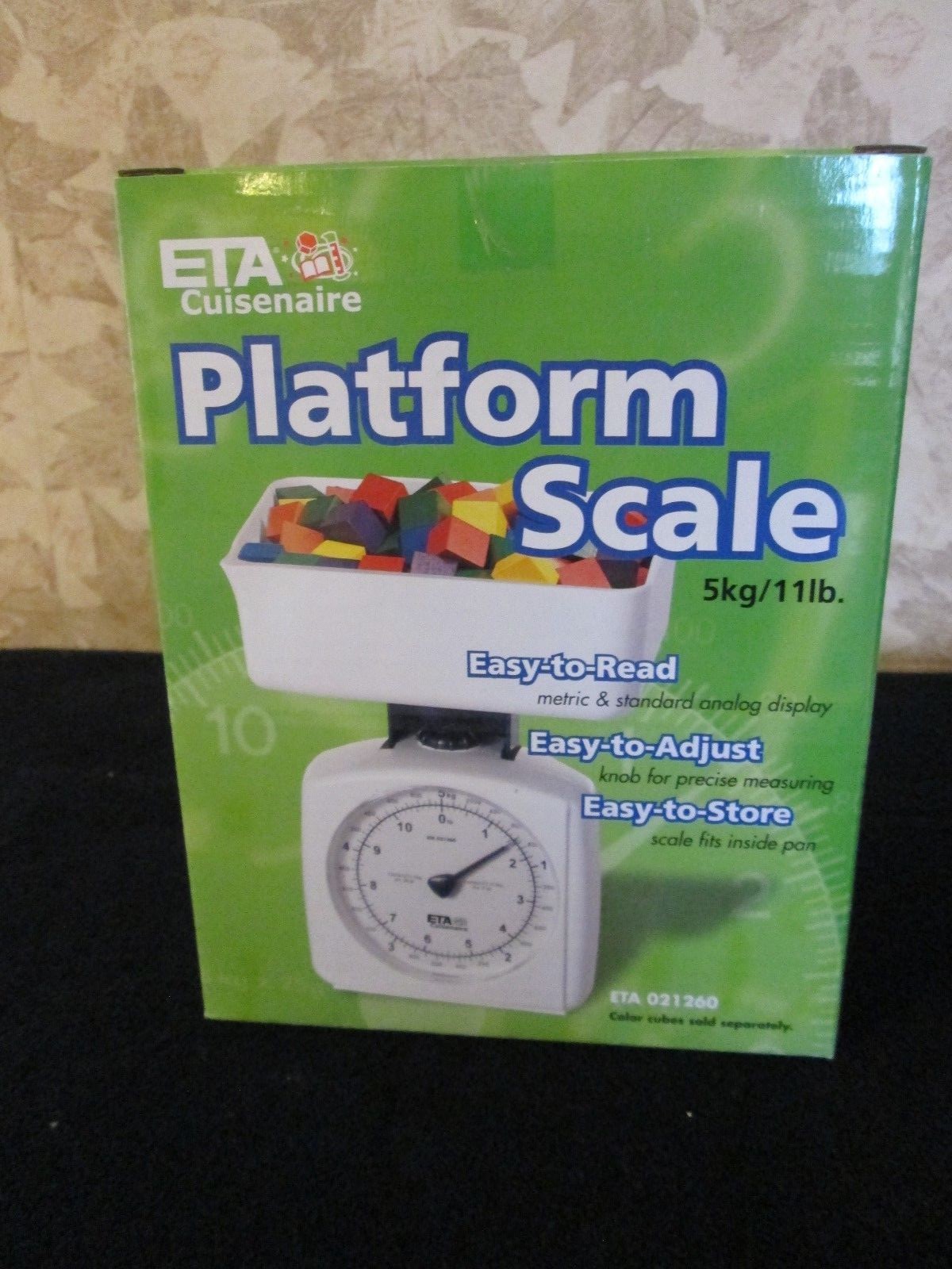 New in box Platform Scale ETA Cuisenaire metric standard