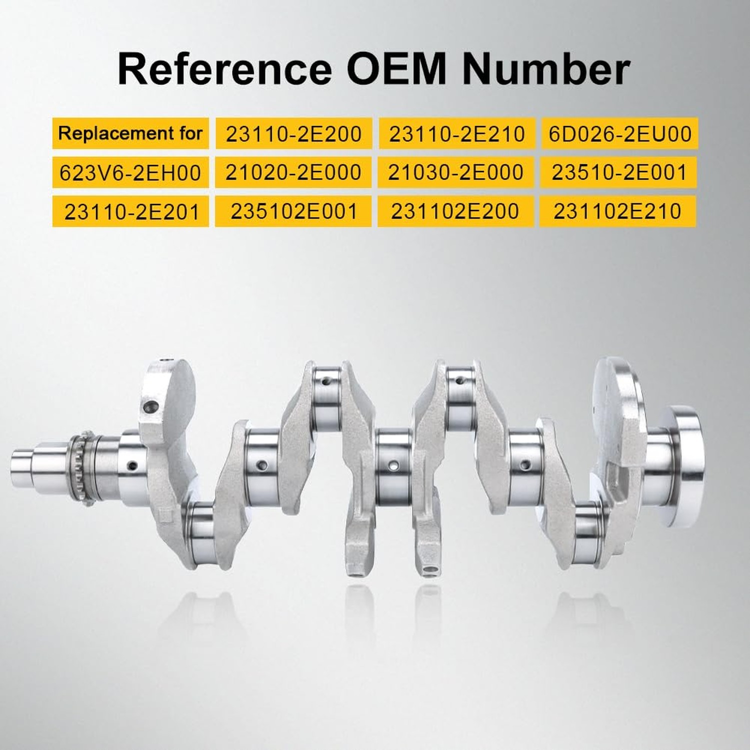 JDMON Engine Crankshaft Connecting Rod Bearing Kit Compatible with Hyundai El…