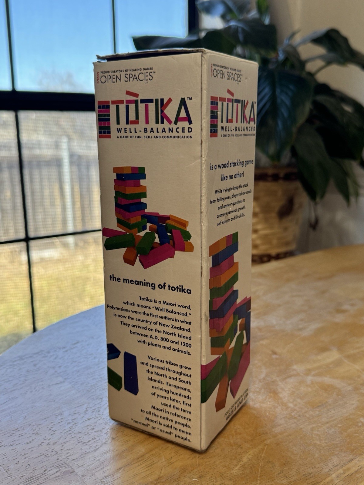 Open Spaces Totika Well Balanced Wood Stacking Game To Promote Personal Growth