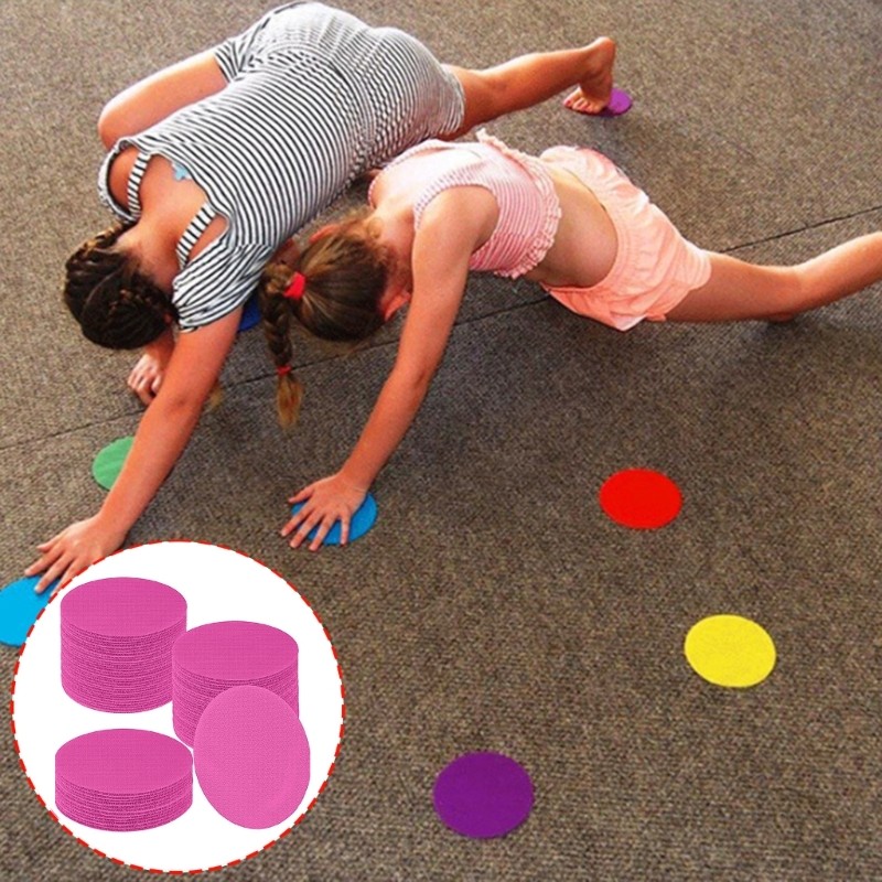 30Pcs Carpet Dots Markers Sport Dots Markers 4Inch or 5Inch Colorful Floor Dots