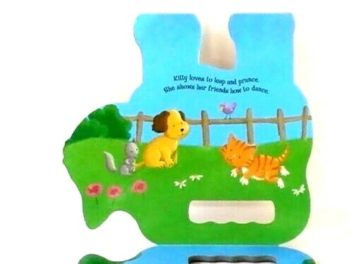 HAPPY ANIMALS with CARRY HANDLE Board Books Illustrated Pre-K CHOICE – 4 NEW!