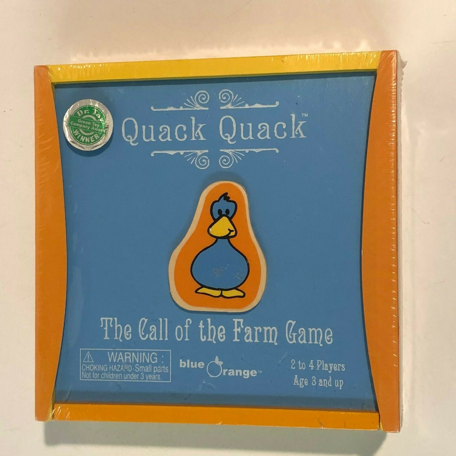 New Quack Quack The Call Of The Farm Wooden Game By Blue Orange 2 to 4 Players