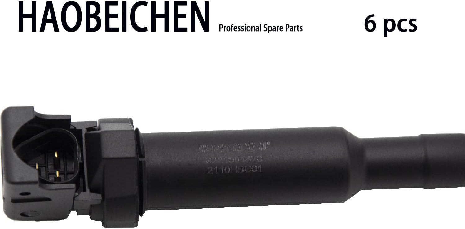 ignition coil Pack of 6 Compatible with BMW X5 X3 528I 525I 335I 328I 325I Z4