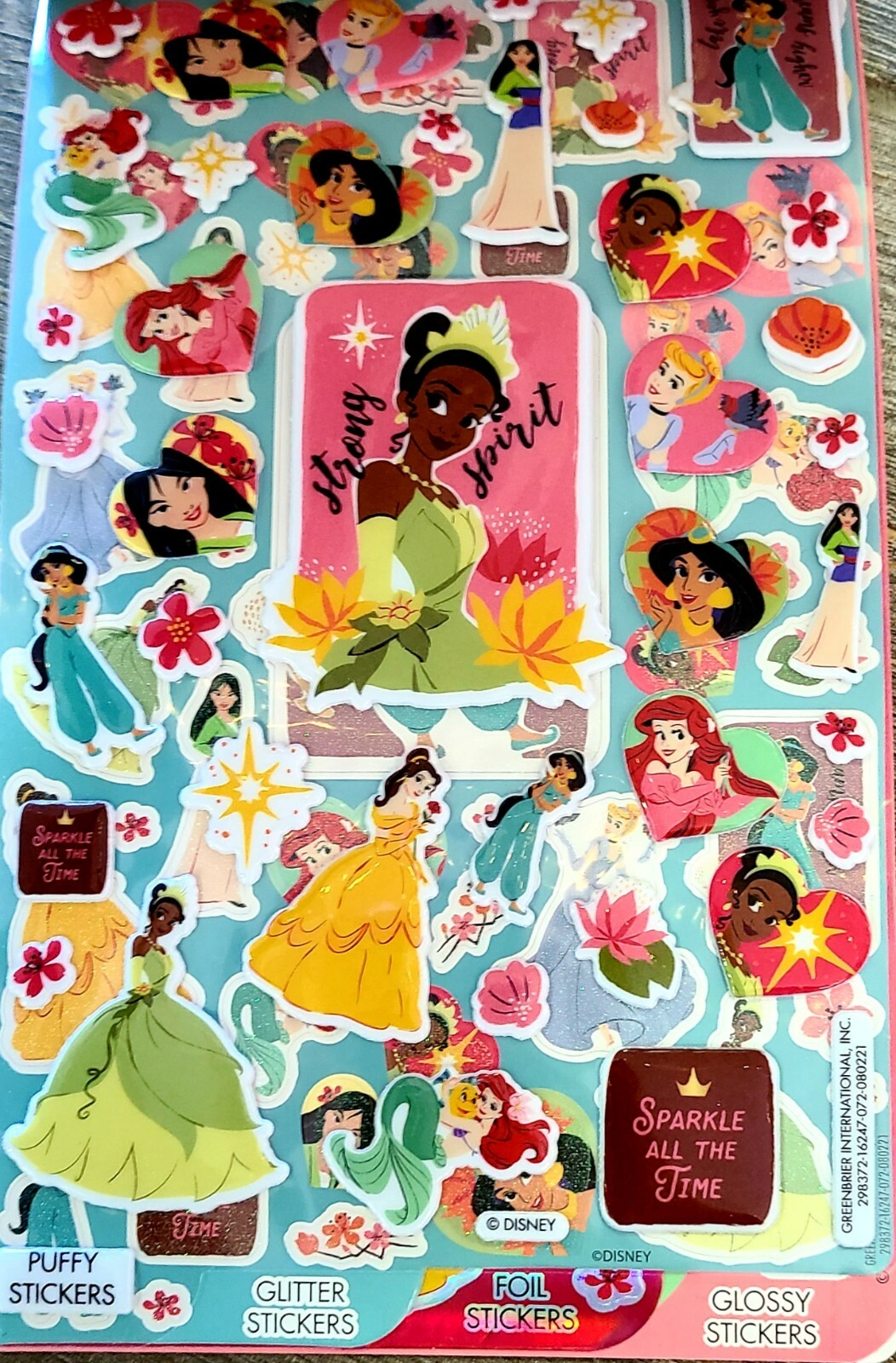 3 pack Disney Princess, Frozen, Lisa Frank Sticker Book OVER 900 STICKERS total!
