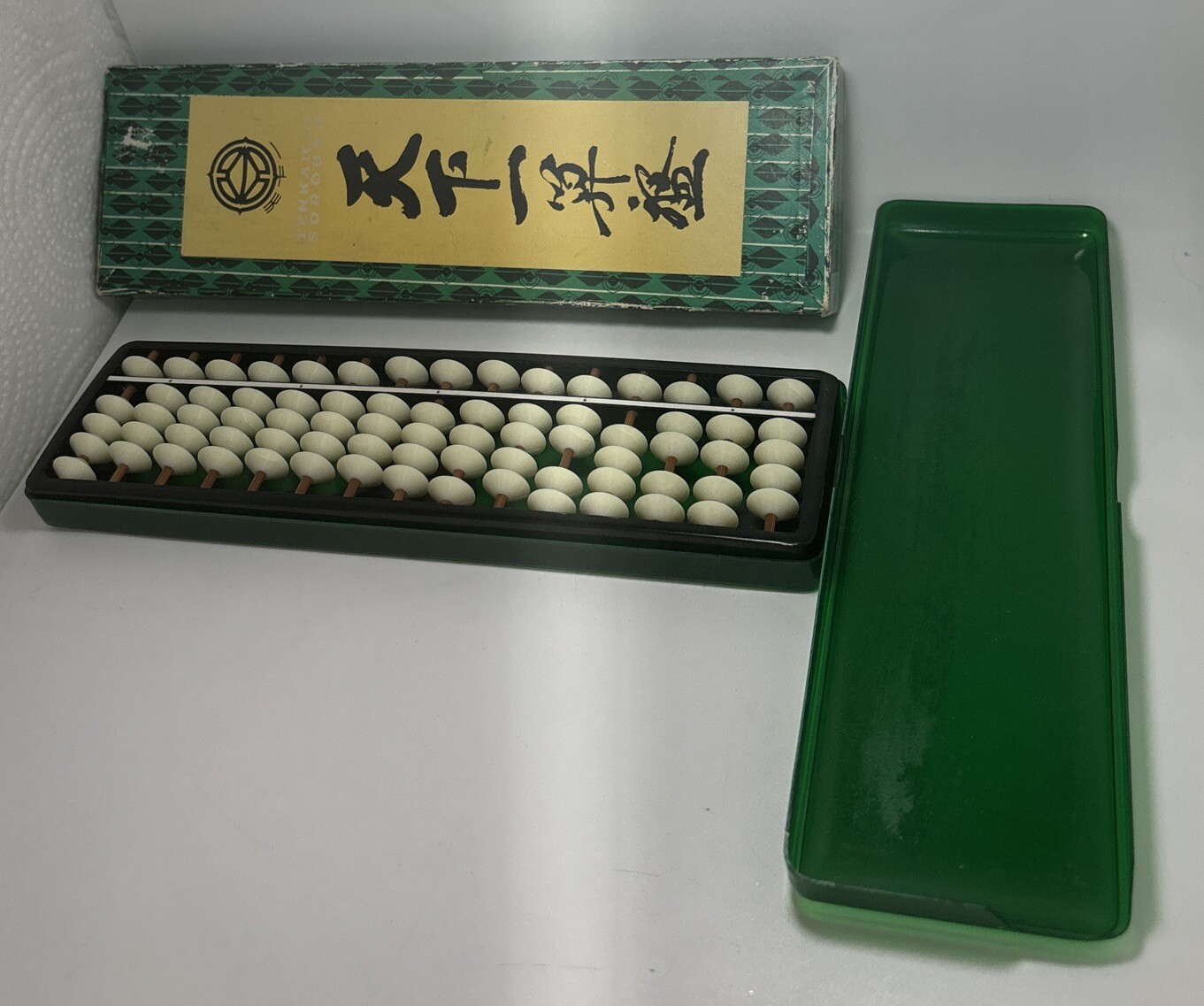 15 Column Large Abacus Calculator Japan 1970’s Original Box