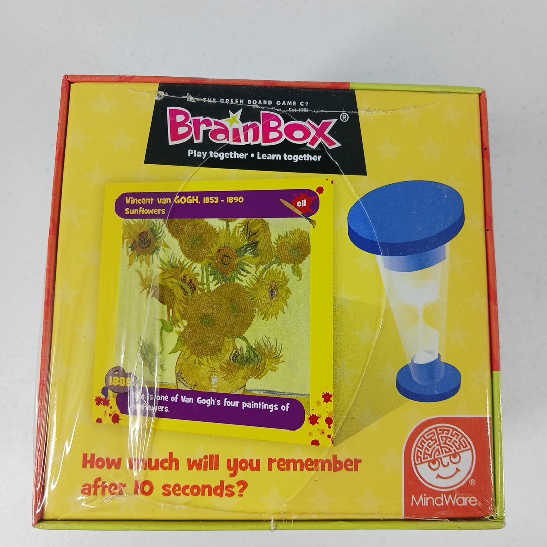 Brain Box Art Game 2011 Ages 8+ Rare Factory Sealed Mind Ware Memory Game