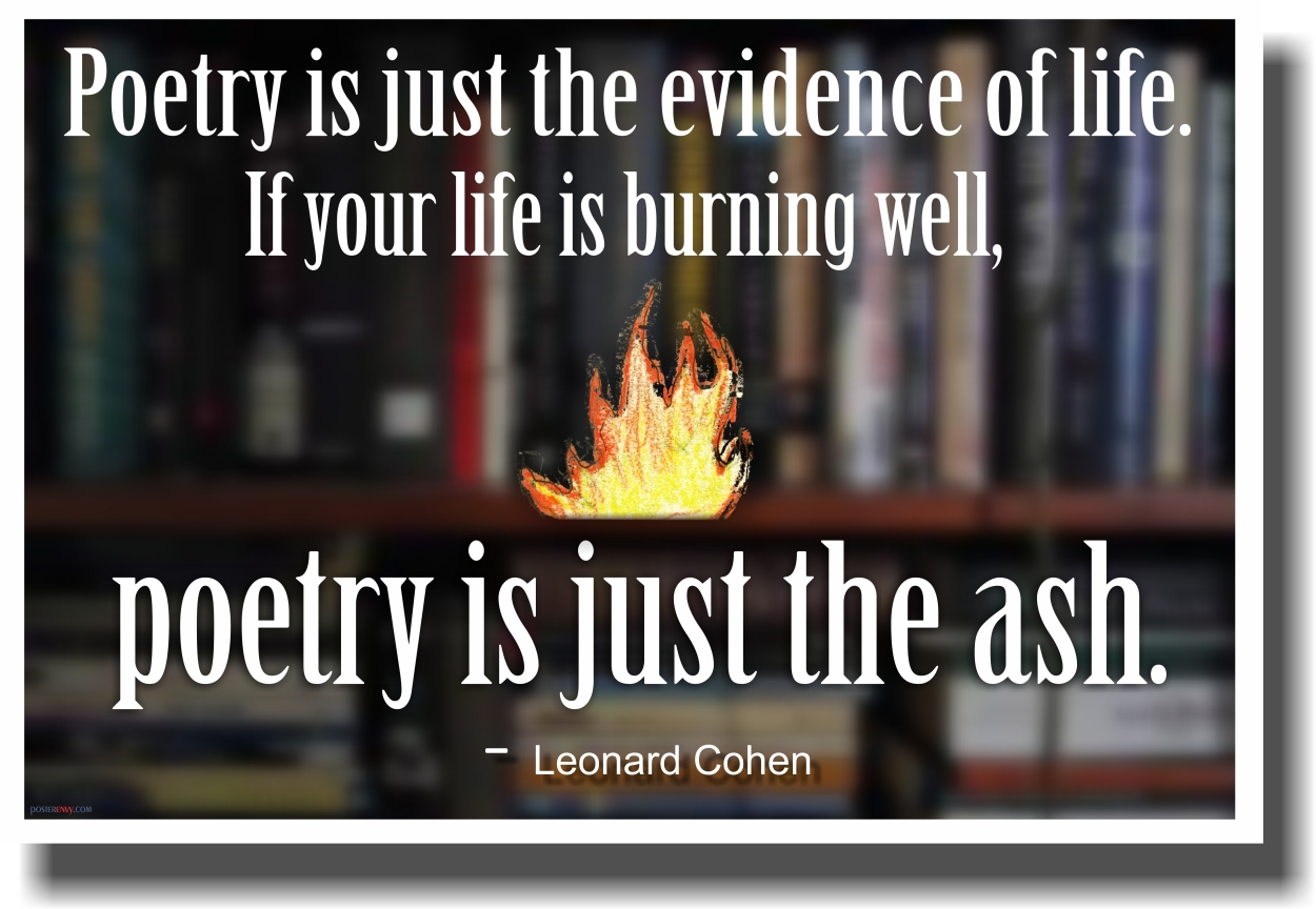 Poetry is the Evidence of Life – NEW Classroom Reading and Writing Poster