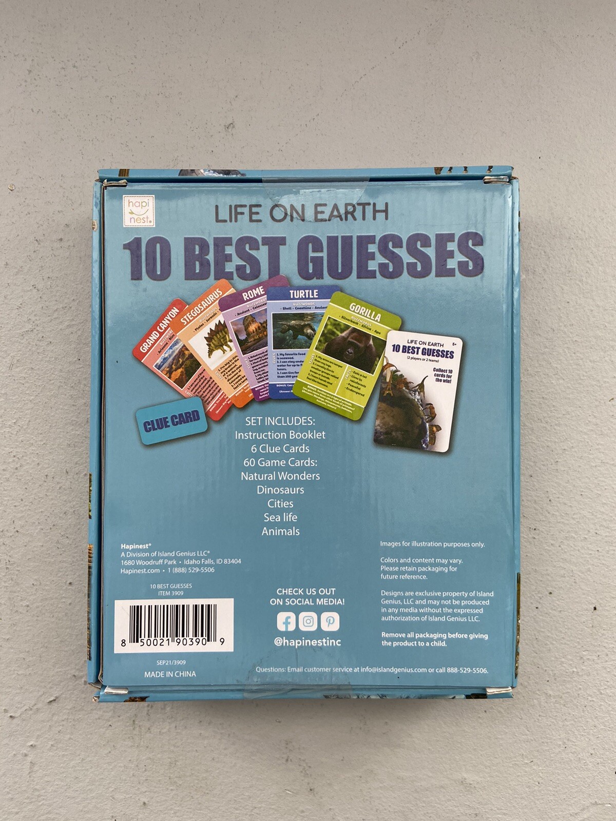 Hapinest | Life on Earth 10 Best Guesses Game