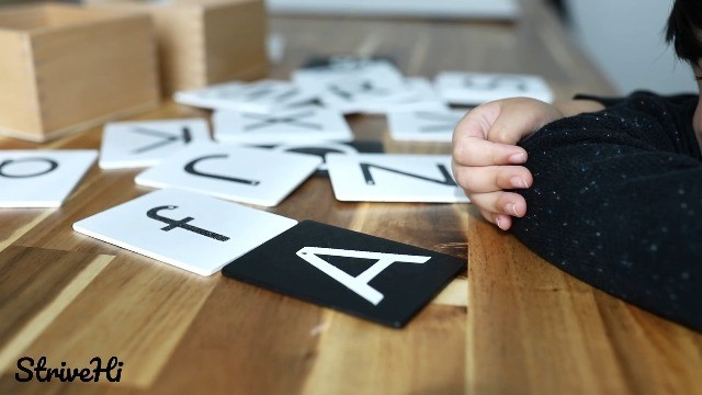 Montessori Sandpaper Letters Set – Tactile Lowercase Alphabet Cards for Sensory