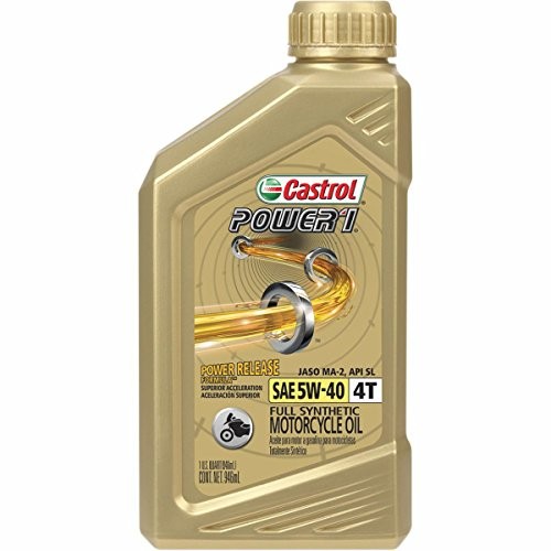 Castrol Power 1 Racing 4T Motorcycle Oil – 5W40-1qt. 06113