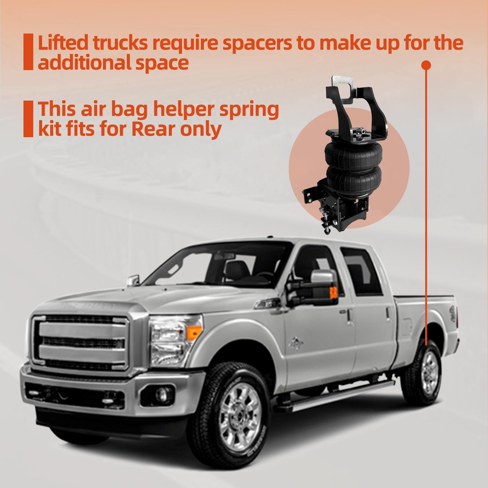Air Spring Bag Suspension Kit Compatible with 1999-2004 Ford F-250 and F-250 …