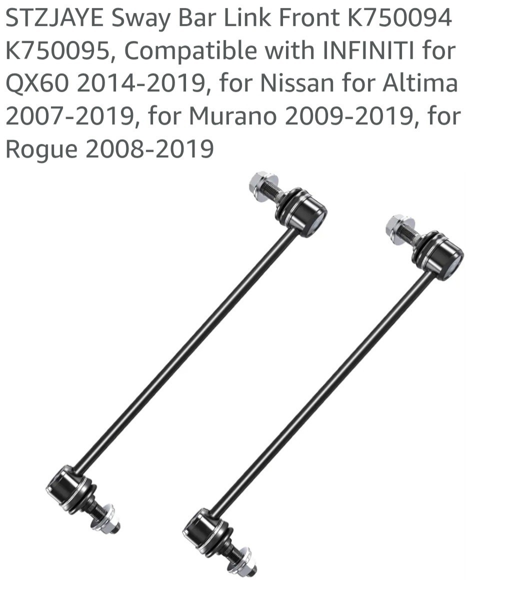K750094 K750095 Front Left Right Stabilizer Sway Bar End Link Suspension Kit